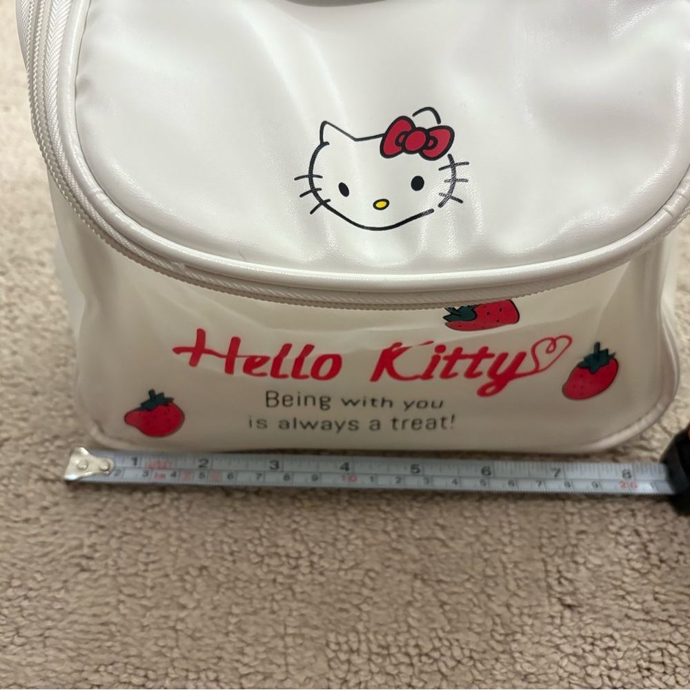 Hello Kitty White and Red Makeup Bag